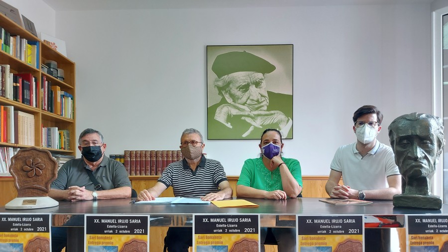 Lizarra Ikastola será reconocida con el XX Premio Manuel Irujo 2020 Lizarra Ikastola será reconocida con el XX Premio Manuel Irujo 2020