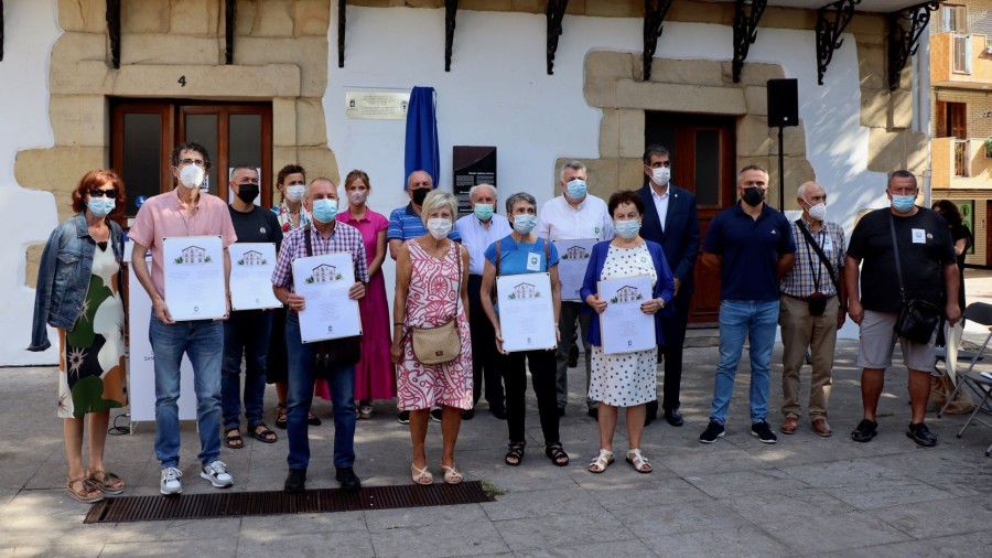 El Ayuntamiento de Donostia homenajea a la Corporación Municipal constituida en Altza en 1931