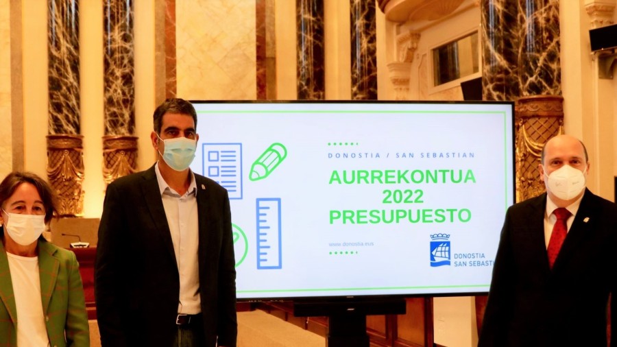 Donostiako 2022ko aurrekontuak osasun larrialdiaren aurreko egoerara itzultzeko bidea ezarriko du