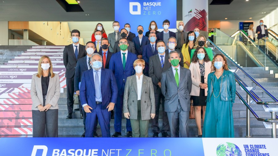 La industria de Euskadi se compromete a alcanzar cero emisiones netas y se unirá en la COP26 de Glasgow a la Alianza Global WEF