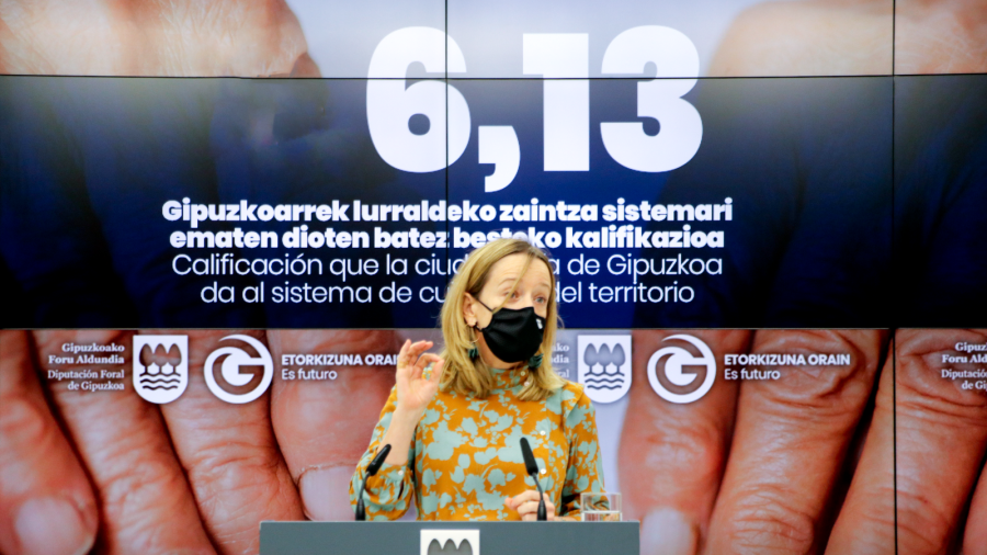 Gipuzkoako herritarrek 6,13ko notarekin baloratzen dute lurraldeko zaintza sistema Gipuzkoako herritarrek 6,13ko notarekin baloratzen dute lurraldeko zaintza sistema
