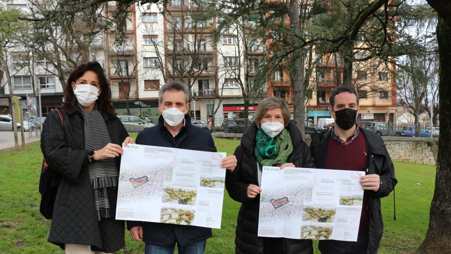 EAJ-PNVk VIA IRUN 2030 proiektu anbiziosoa aurkeztu du EAJ-PNVk VIA IRUN 2030 proiektu anbiziosoa aurkeztu du