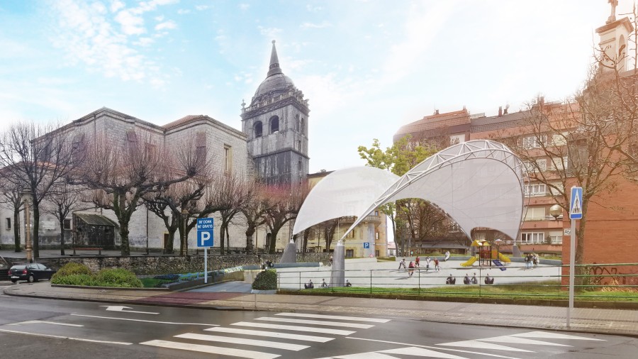 Urumea ikastolaren eraikin zaharra eraistea, Hernanik duen aparkaleku beharraren konponbidearen parte izan daiteke