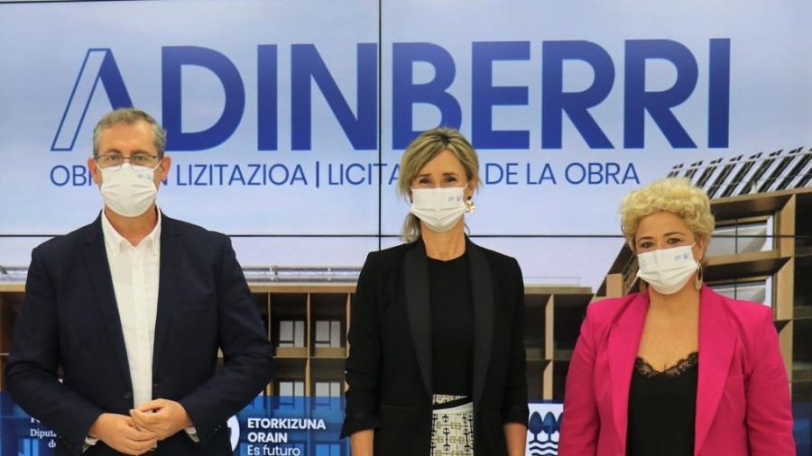 Gipuzkoak argi berdea eman dio Adinberriren eraikuntzari, 59 milioiko obren lizitazioarekin