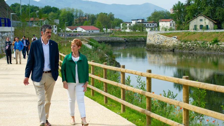 URA concluye el acondicionamiento urbanístico de las obras de defensa ante inundaciones del Urumea a su paso por Martutene