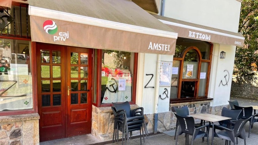 BBBk irmotasun eta sendotasun osoz salatu ditu Sopuerta, Gordexola, Galdames, Olakoaga eta Gueñesko batzokien kontra eta Errusiaren alde egin diren azken erasoak