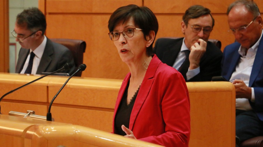 Estefanía Beltrán de Herediak Europako Parlamenturako hauteskundeetan barruti autonomikoak ezartzeko beharra azpimarratu du