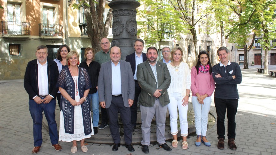 Euzkadi Buru Batzarrak Iruñean gogoratu ditu Nafarroako lehen batzokiaren fundatzaileak 