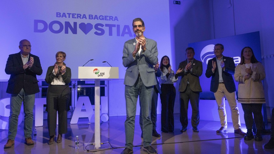 Eneko Goiak berretsi du EAJ-PNVren konpromisoa Donostiaren aurrerapenarekin eta etorkizunarekin Eneko Goiak berretsi du EAJ-PNVren konpromisoa Donostiaren aurrerapenarekin eta etorkizunarekin