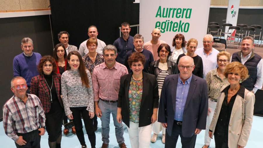 EAJ/PNV de Azkoitia presenta un equipo que aúna experiencia, compromiso y nuevas energías