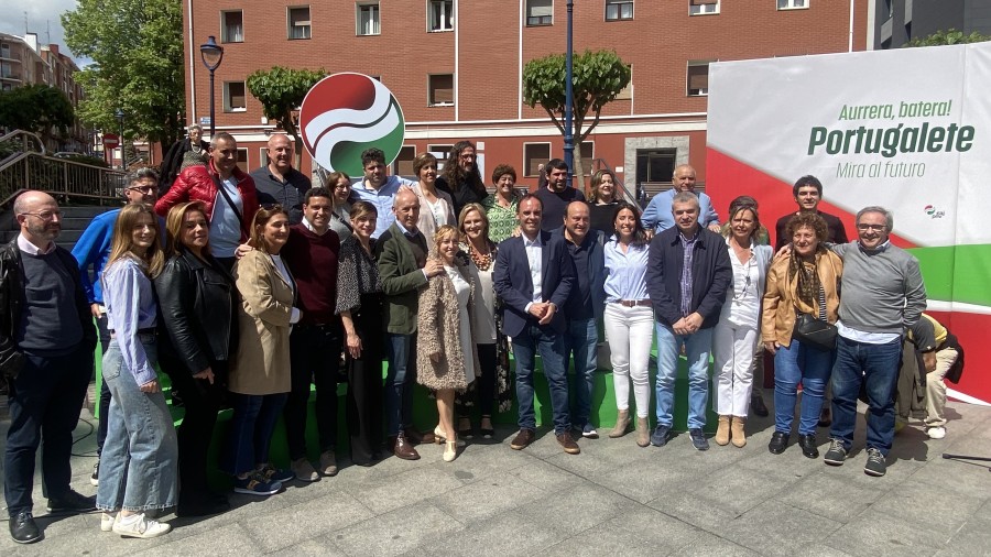 EAJ-PNV Portugalete presenta un proyecto sólido y un equipo ilusionante para hacer avanzar a la villa