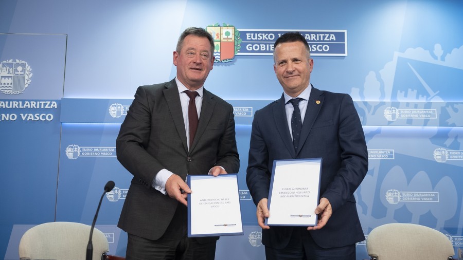 Eusko Jaurlaritzak Euskal Autonomia Erkidegoko Hezkuntza Lege-proiektua onartu du Eusko Jaurlaritzak Euskal Autonomia Erkidegoko Hezkuntza Lege-proiektua onartu du