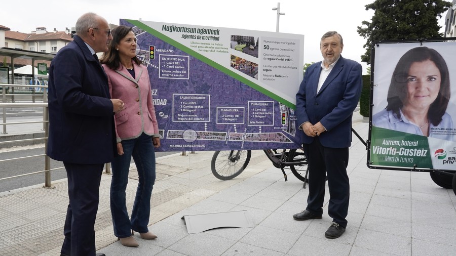 Beatriz Artolazabal mejorará la integración del BEI en la ciudad y creará un servicio de Agentes de Movilidad para regular el tráfico Beatriz Artolazabal mejorará la integración del BEI en la ciudad y creará un servicio de Agentes de Movilidad para regular el tráfico