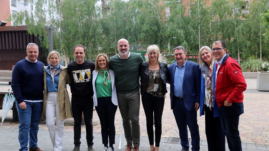 Aitor Esteban reivindica en Trapagaran la capacidad de las instituciones vascas para desarrollar políticas de vivienda