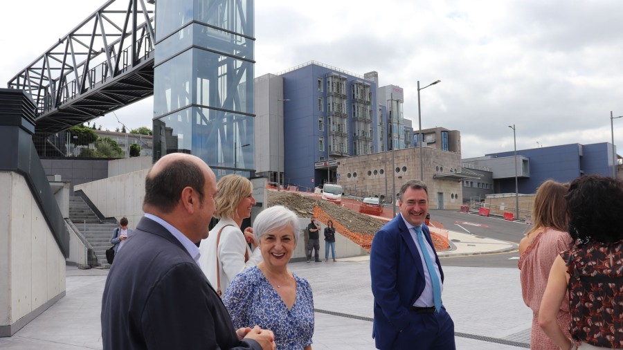 EAJ-PNVk finantzatzen lagundu duen Matia Fundazioaren proiektu berriaren inaugurazioan izan dira Andoni Ortuzar eta Aitor Esteban