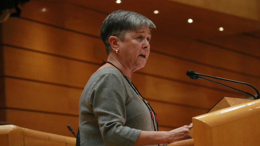 Gernikako Estatutua ez dadila bete defendatzen duen ala ez argitzea eskatu dio Nerea Ahedok PPri Gizarte Segurantzaren gestio ekonomikoaren transferentziari dagokionez
