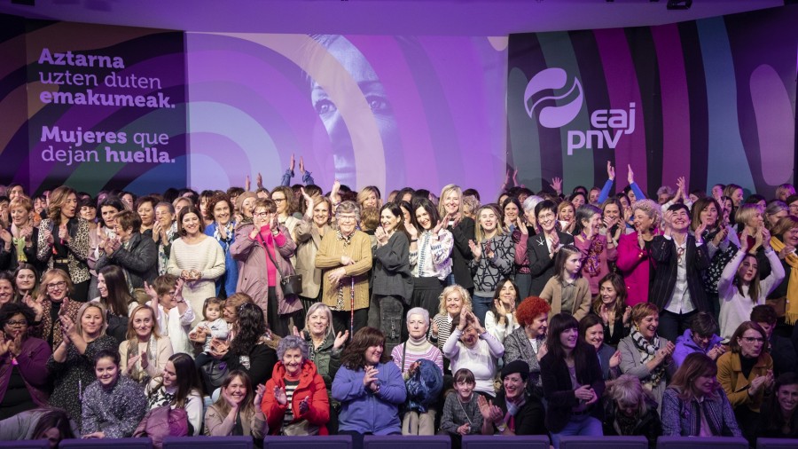 EAJ-PNV homenajea a todas las mujeres que “dejaron huella y nos dieron ejemplo”, sin las que “Euskadi no sería hoy el país que es”