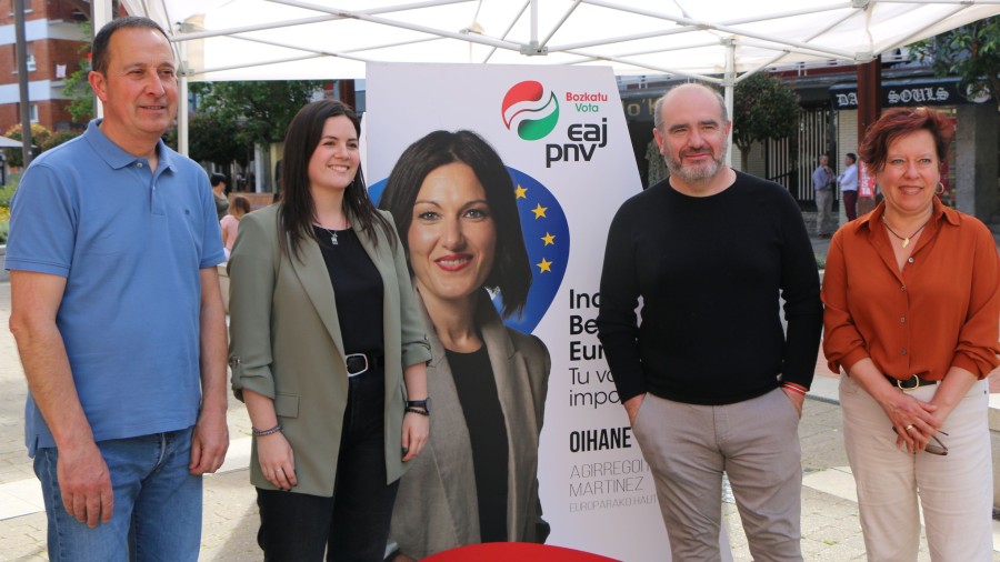“Euskadiren eskubideak tinko defendatuko ditu PNVk Europan”, nabarmendu du Aitana Agirrek “Euskadiren eskubideak tinko defendatuko ditu PNVk Europan”, nabarmendu du Aitana Agirrek