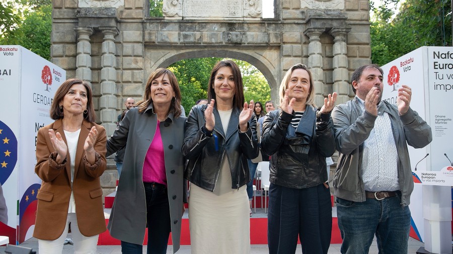 Oihane Agirregoitiak Iruñean hitzeman du Oihane Agirregoitiak Iruñean hitzeman du
