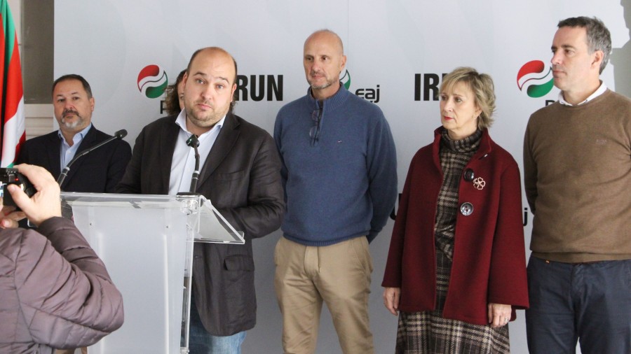 EAJ-PNV Irunek irundarren beharrei erantzuteko zuzenketak aurkeztu ditu