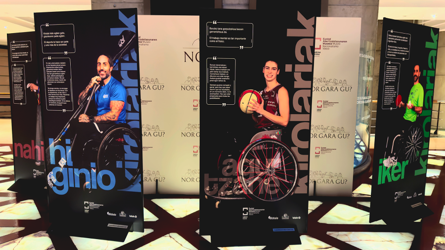 Euskal Abertzaletasunaren Museoak euskal kirolari paralinpikoen bizipenak erakutsiko ditu Kirolariak izeneko erakusketan