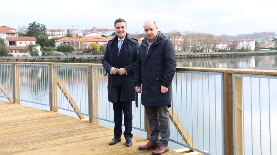 Mugaz gaindiko mugikortasun jasangarri bultzada Irungo Pierre Loti oinezkoentzako eta bizikletentzako ibilbide berriarekin