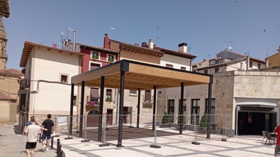 EAJ-PNV tilda de “chapuza” la ubicación de los dos refugios climáticos construidos por EH Bildu en Oion