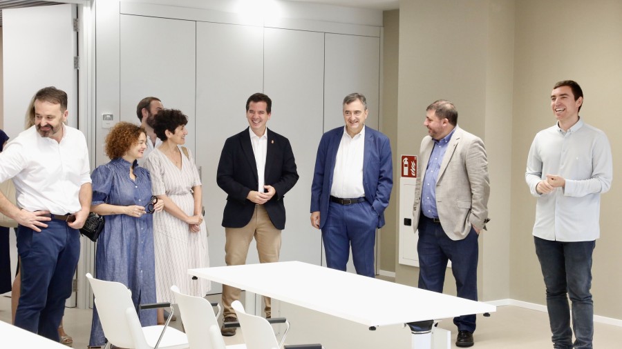 EAJ-PNV reitera su compromiso con Nafarroa en una visita al Polo de Innovación Digital, dotado con 5 millones de euros en equipamiento gracias al Grupo Vasco