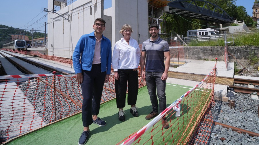 El PNV construye un sistema ferroviario que transformará la movilidad futura de Usurbil