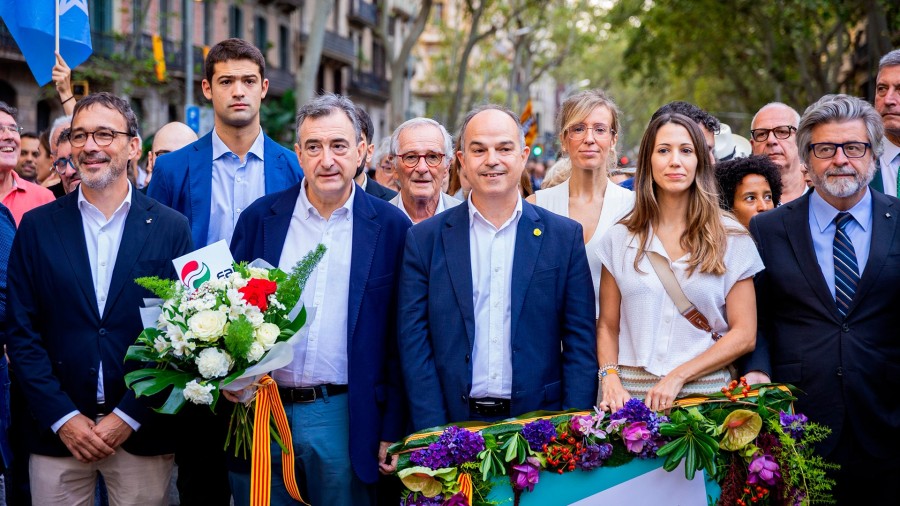 Aitor Esteban muestra el respeto de EAJ-PNV al pueblo catalán en la Diada y recuerda la unión de Euskadi y Catalunya en 