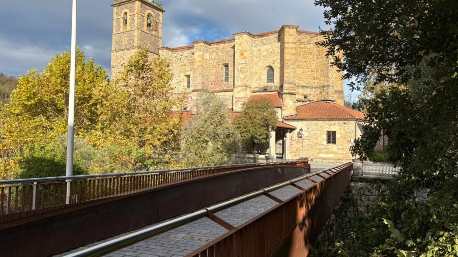 EAJ-PNV de Lazkao subraya el valor del nuevo puente de Agauntza como símbolo de unión y cercanía al servicio del municipio