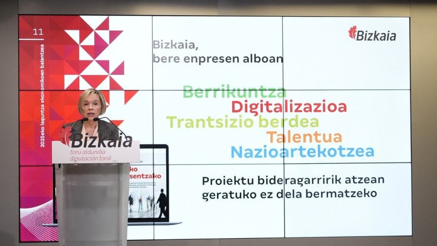 Bizkaia apoyó 1.341 proyectos empresariales con 28 millones de euros de ayudas directas en 2025