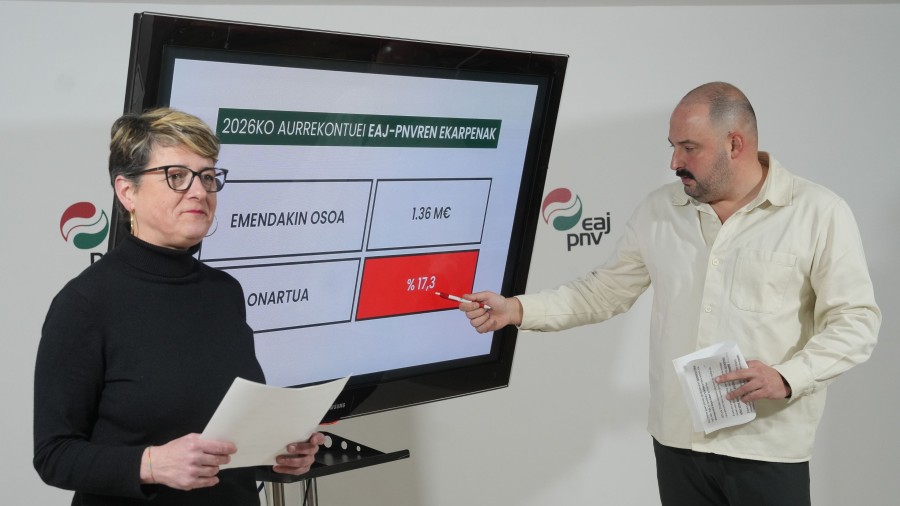 EAJ-PNV critica que EH Bildu priorice nuevos pactos políticos en Andoain a costa de incumplir los compromisos adquiridos con los jeltzales en 2024 y 2025 EAJ-PNV critica que EH Bildu priorice nuevos pactos políticos en Andoain a costa de incumplir los compromisos adquiridos con los jeltzales en 2024 y 2025