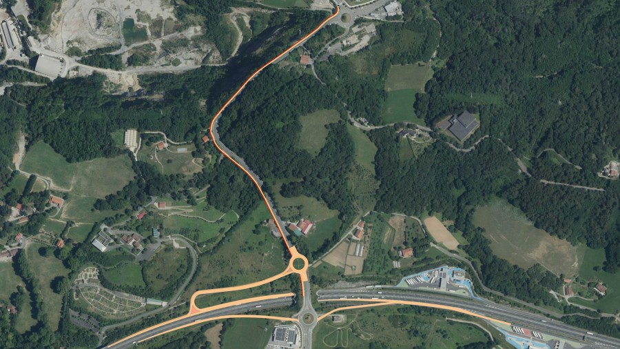 Aldundiak AP-8arekin lotune bat eraikiko du Galarretan (Hernani), trafikoa arindu eta Donostialdeko loturak hobetuko dituena