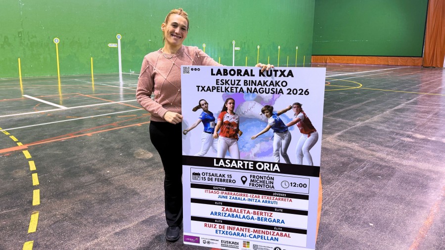 Lasarte-Oriako EAJ-PNVk Emakumezkoen Binakako Txapelketaren jardunaldi historikoa bultzatu du Michelin pilotalekuan Lasarte-Oriako EAJ-PNVk Emakumezkoen Binakako Txapelketaren jardunaldi historikoa bultzatu du Michelin pilotalekuan