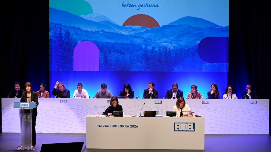 EAJ-PNVk salatzen du EH Bilduk EUDELen aurrekontuei egindako 