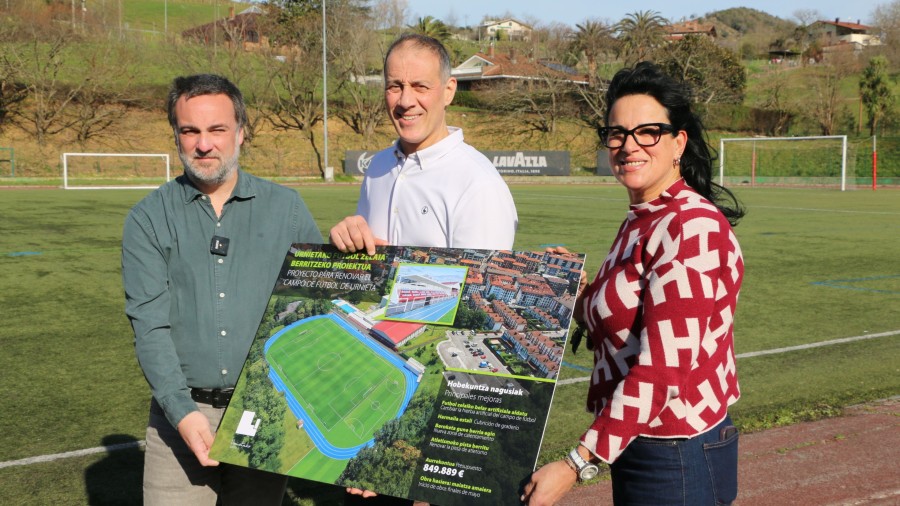 Urnieta contará con un campo de fútbol totalmente renovado la próxima temporada Urnieta contará con un campo de fútbol totalmente renovado la próxima temporada