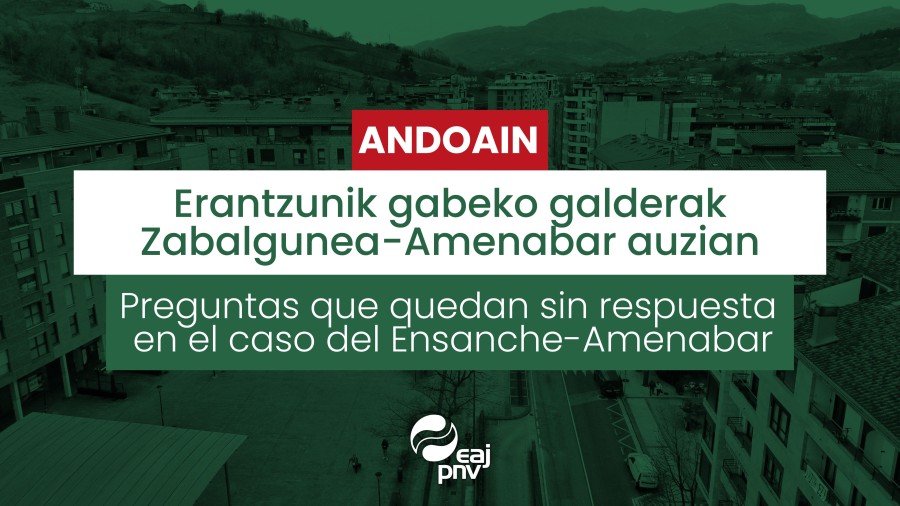 Erantzunik gabe geratzen diren galderak Zabalgunea-Amenabar auzian