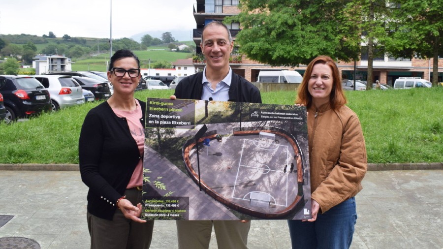 EAJ-PNV sigue ampliando los espacios deportivos de Urnieta con una nueva zona en Etxeberri EAJ-PNV sigue ampliando los espacios deportivos de Urnieta con una nueva zona en Etxeberri