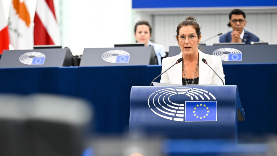 Oihane Agirregoitia defiende una política migratoria europea Oihane Agirregoitia defiende una política migratoria europea