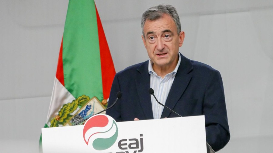 Aitor Esteban, tras la convocatoria electoral: 