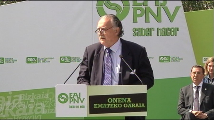 Acto en Indautxu: Iñaki Azkuna