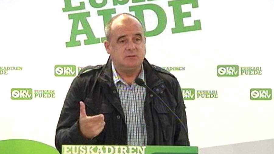 Joseba Egibar Hondarribiko ekitaldian