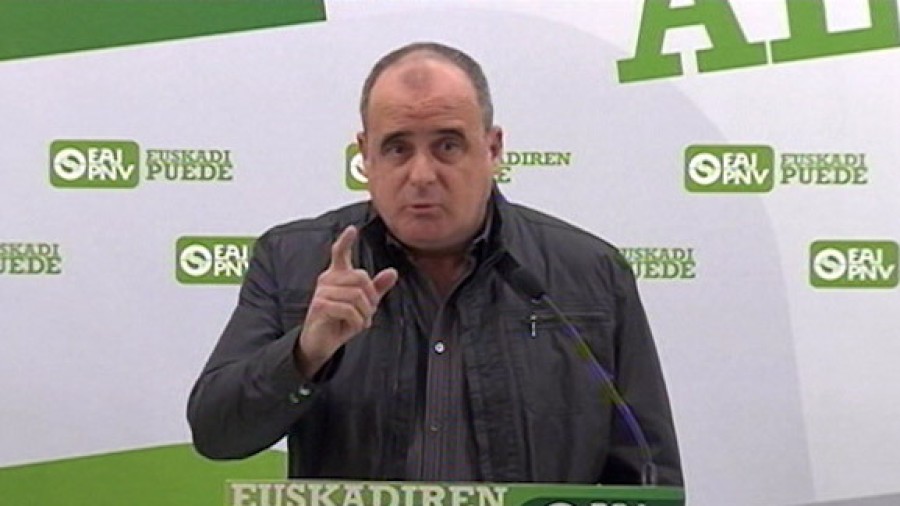 Acto en Irun: Joseba Egibar