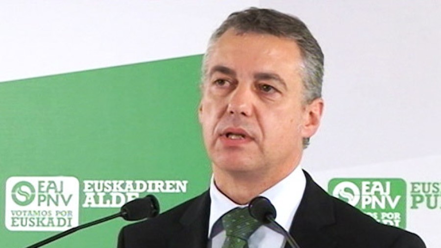 “Euzko Alderdi Jeltzalean, Euskadiren alde egiten dugu urteko 365 egunotan”.