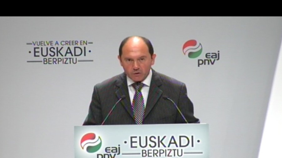 Iñigo Urkullu proclamado candidato a Lehendakari por EAJ-PNV. Proclamación como candidato (Video 2)