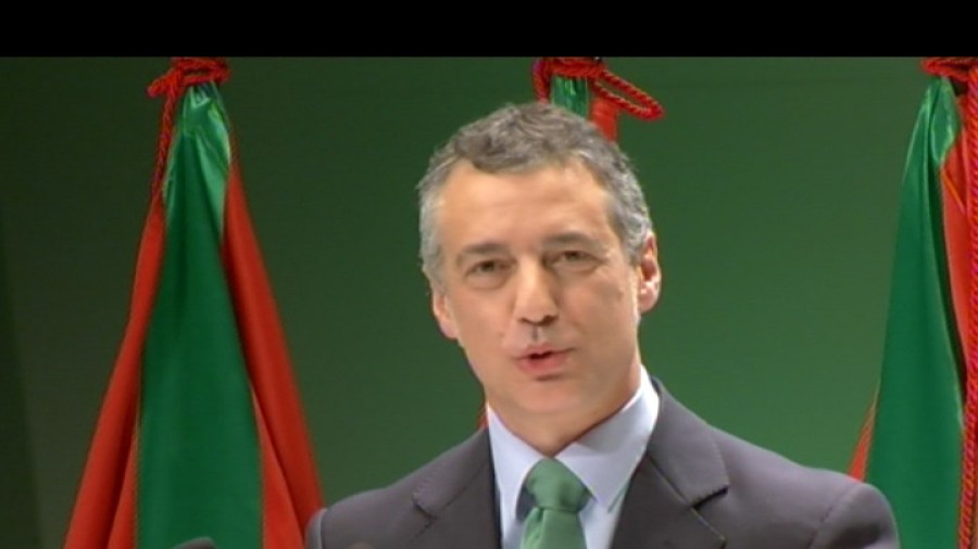 Iñigo Urkullu proclamado candidato a Lehendakari por EAJ-PNV. Intervención completa (Video 3)