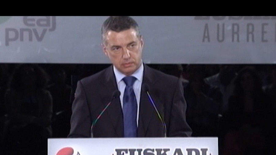 Paz y Convivencia. Iñigo Urkullu. (Acto en Tolosa) 