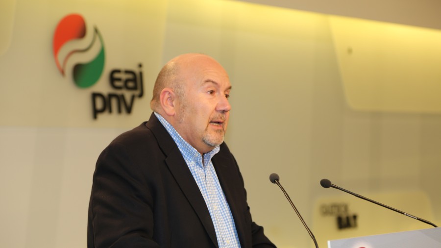 EAJ-PNVren jarrera Bakerako eta Elkarbitzarako Lantaldeari buruz.