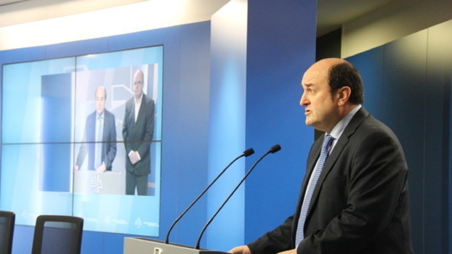 Ortuzar: “Tenemos una necesidad que debemos convertir en una oportunidad de futuro de Euskadi”